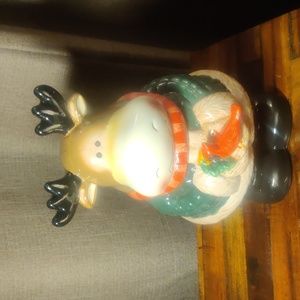 Moose Reindeer Cookie Jar